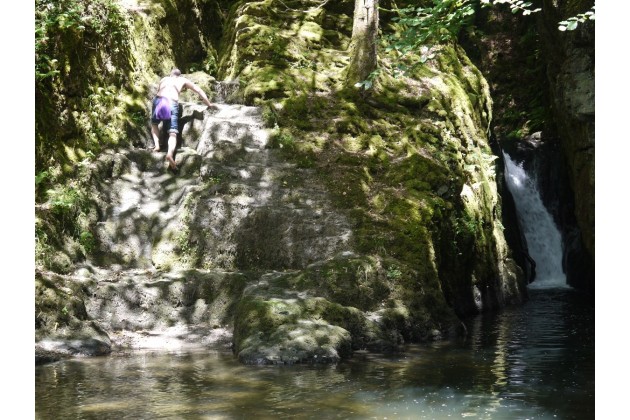 Discover the secret waterfall in the 325 acre wood surrounding Top of the Woods