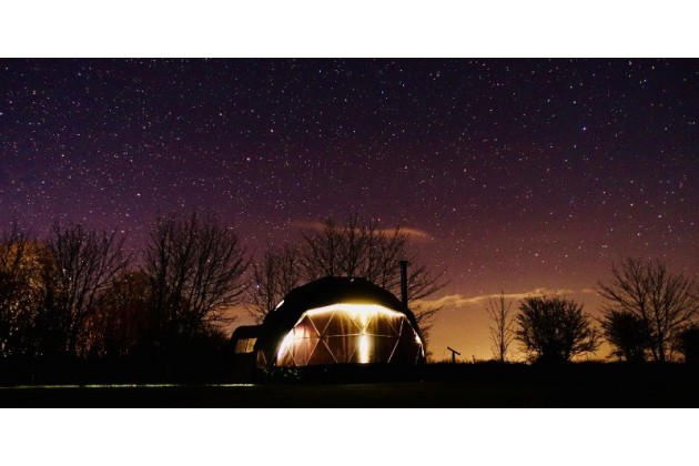 Glamping Nature Domes at Top of the Woods, Pembrokeshire