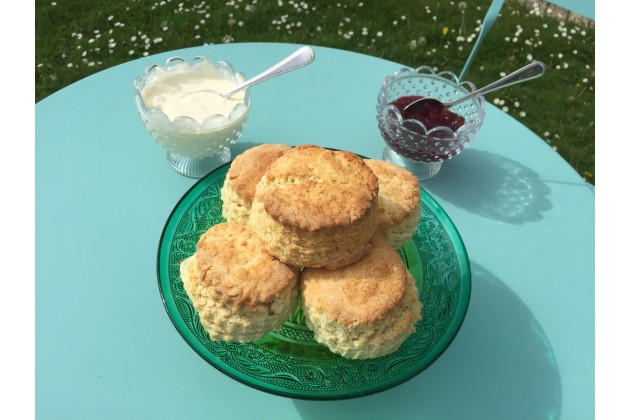 Homemade cream teas and cakes on sale - gluten free is a speciality 